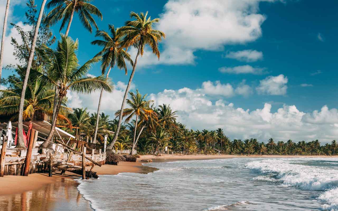 Beach of Taipu de Fora in Marau, Bahia, Brazil - Península de Maraú