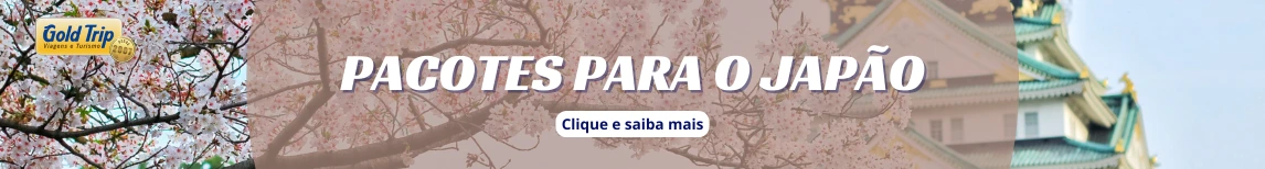 Banner para conhecer nossos pacotes para o Japão