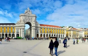 Praça do Comércio em Lisboa - Portugal