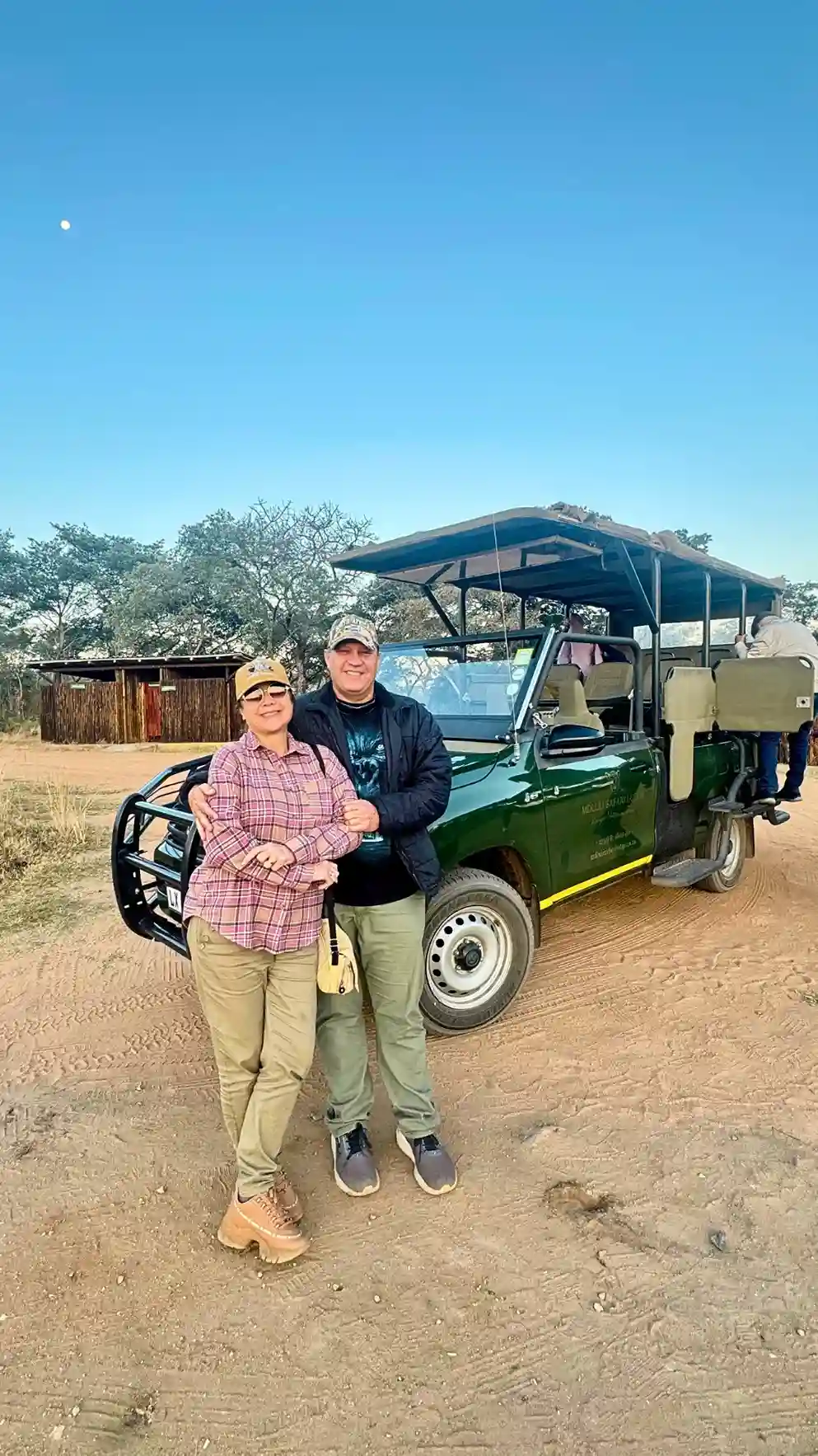 Peter e Sandra no Kruger National Park - África do Sul
