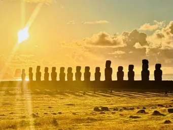 Ahu Tongariki na Ilha de Páscoa - Chile