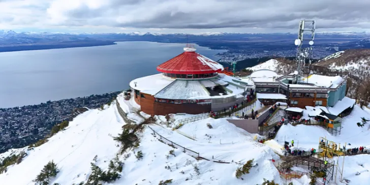 Cerro Otto em Bariloche - Temporada de neve na Argentina