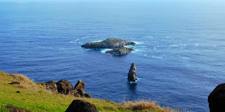 Vista de Orango Village - Ilha de Páscoa - Chile