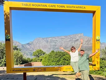Table Montain em Cape Town - África do Sul