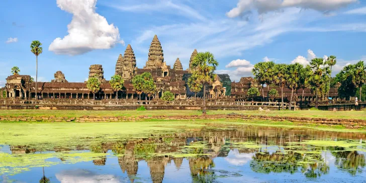Tmplo Angkor Wat no Camboja