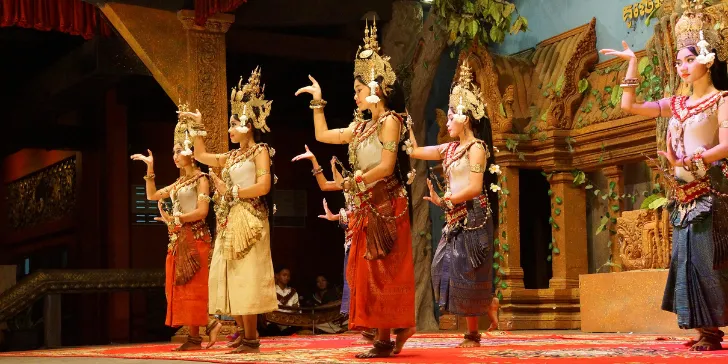 Apsara Dance - apresentação de Dança típica em Siem Reap - Camboja