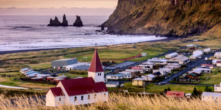 Aldeia Vik na Islândia