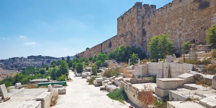 Porta Dourada, uma das entradas que ligava a cidade antiga de Jerusalém às suas muralhas
