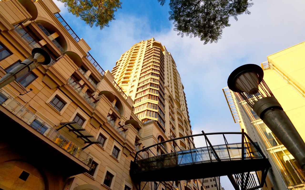 Centro comercial Sandton City em Joanesburgo - África do Sul
